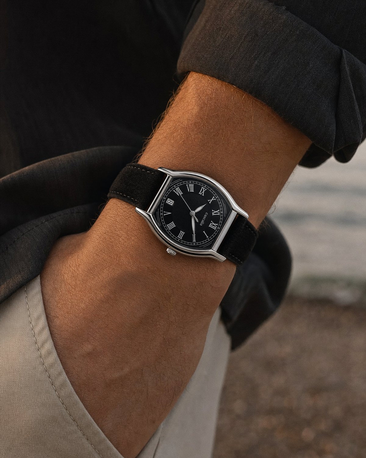 Caratello Steel Automatic Black