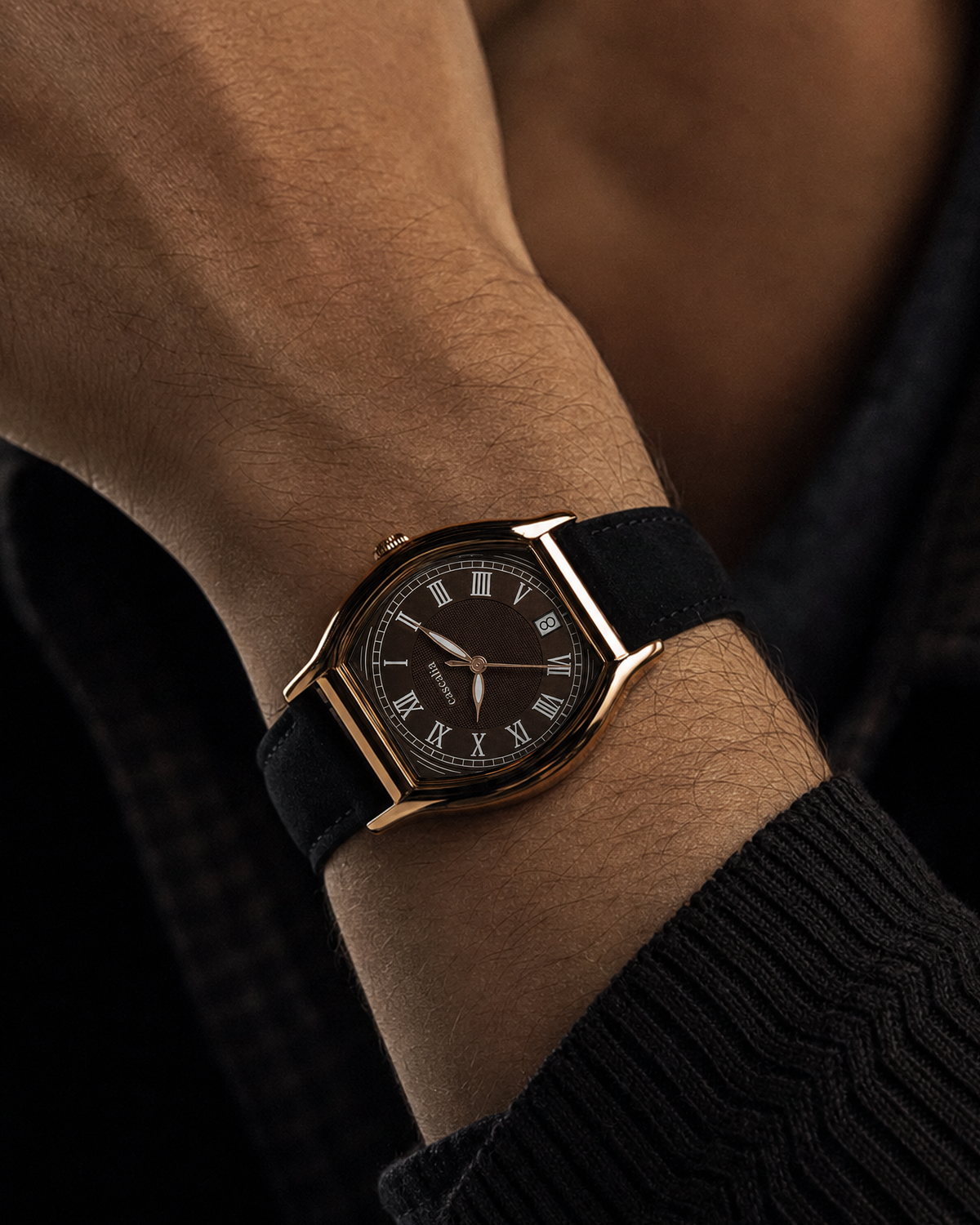 Caratello Rosegold Automatic Brown