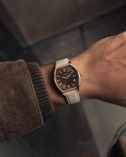 Caratello Rosegold Automatic Brown