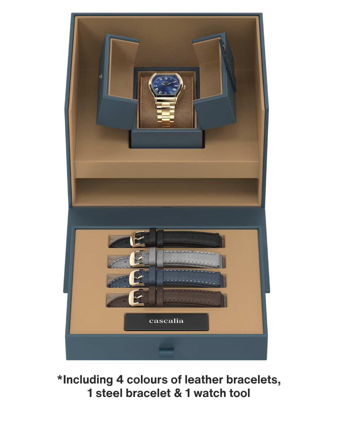 Caratello Gold Automatic Blue