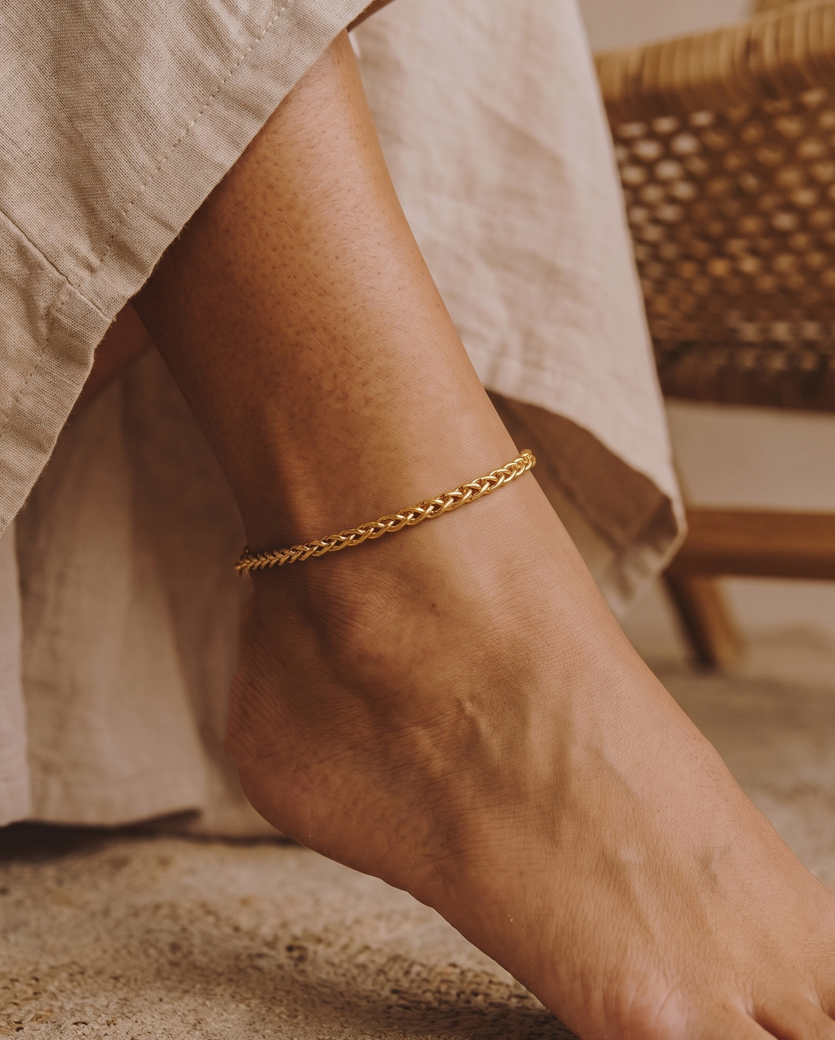 3mm Delfina anklet