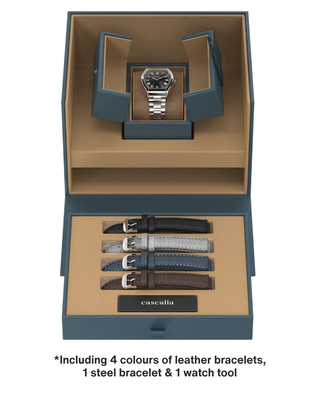 Caratello Steel Automatic Black