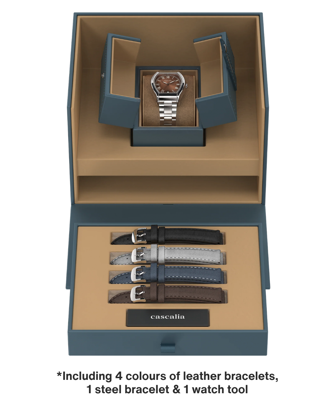 Caratello Steel Automatic Brown