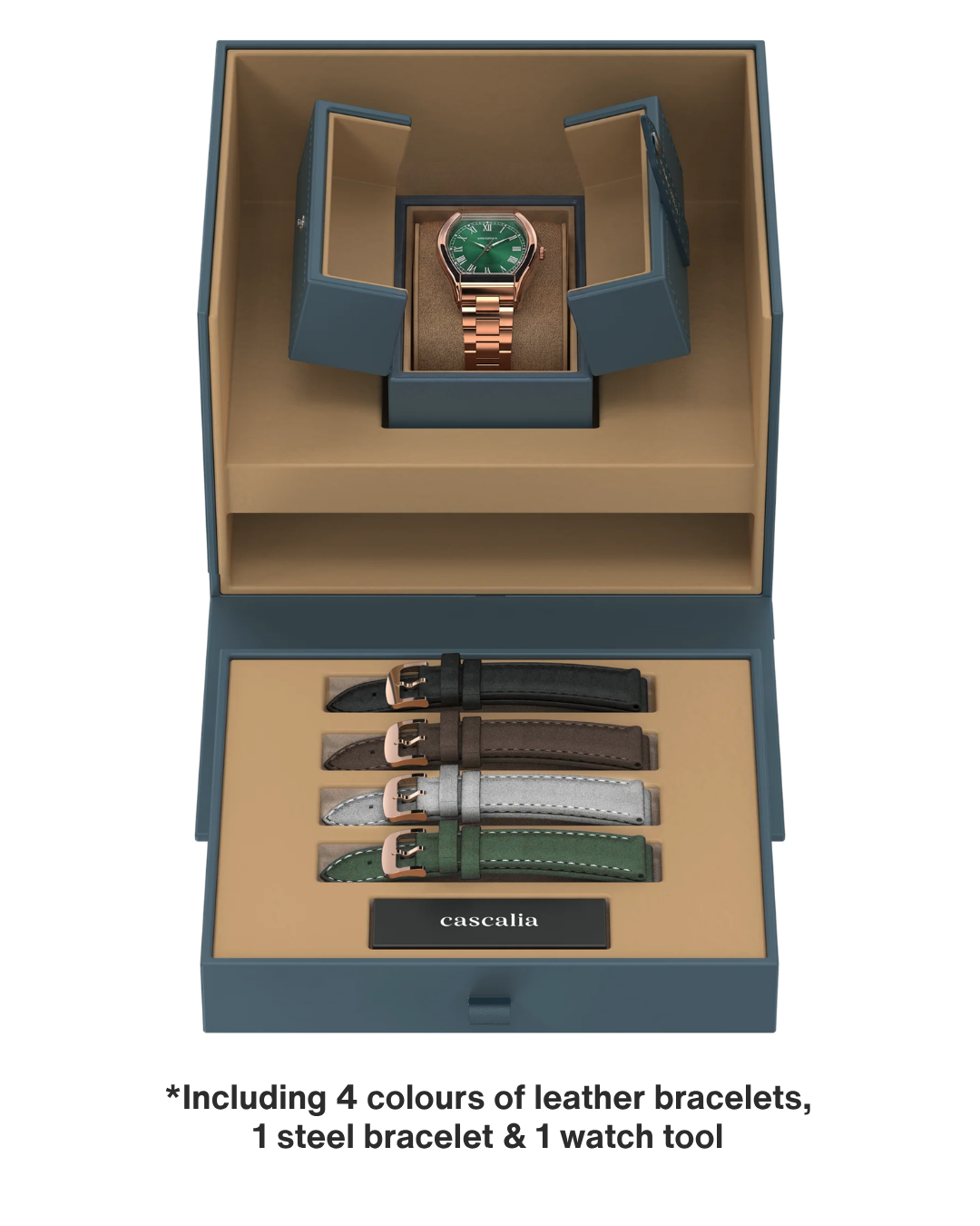 Caratello Rosegold Automatic Green