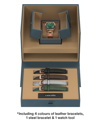 Caratello Rosegold Automatic Green