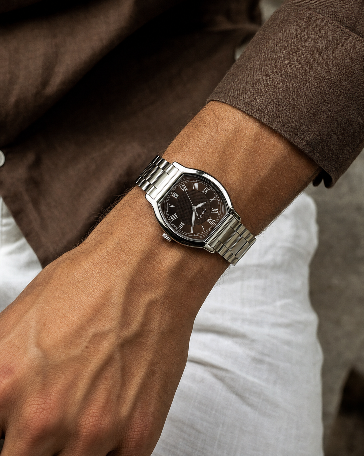Caratello Steel Automatic Brown