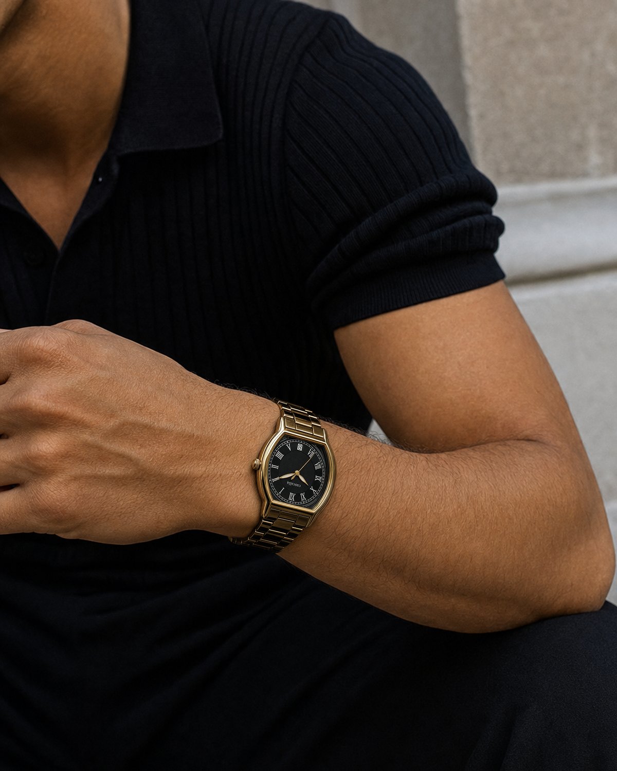 Caratello Gold Automatic Black