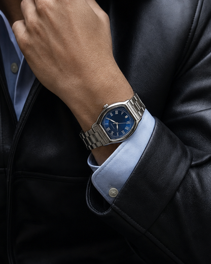 Caratello Steel Automatic Blue