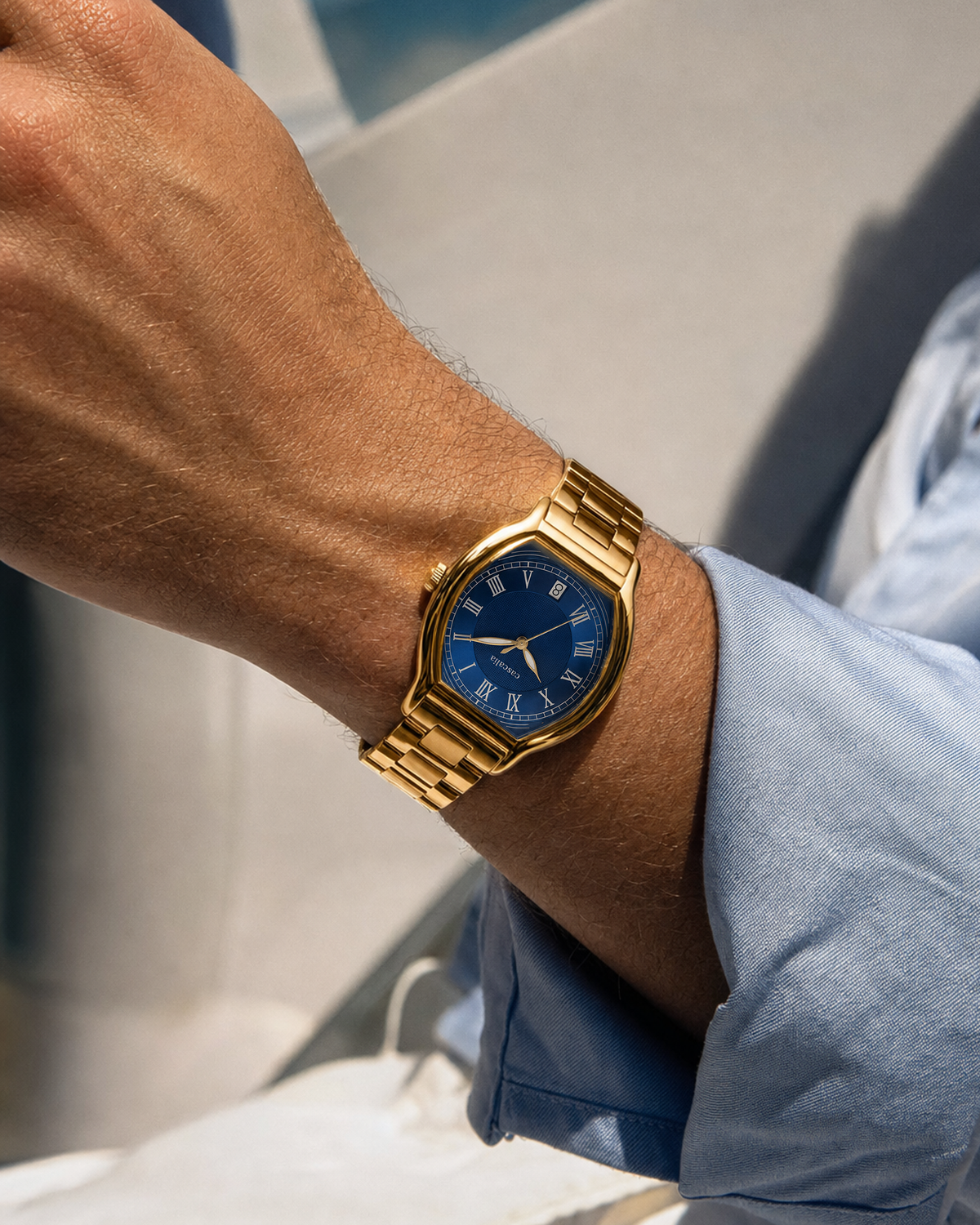 Caratello Gold Automatic Blue