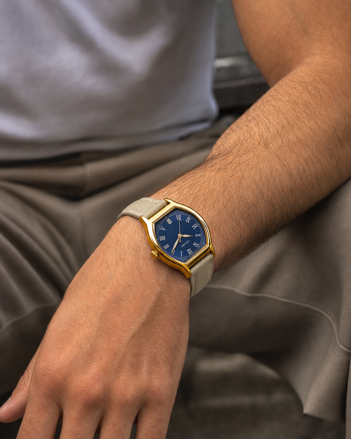 Caratello Gold Automatic Blue