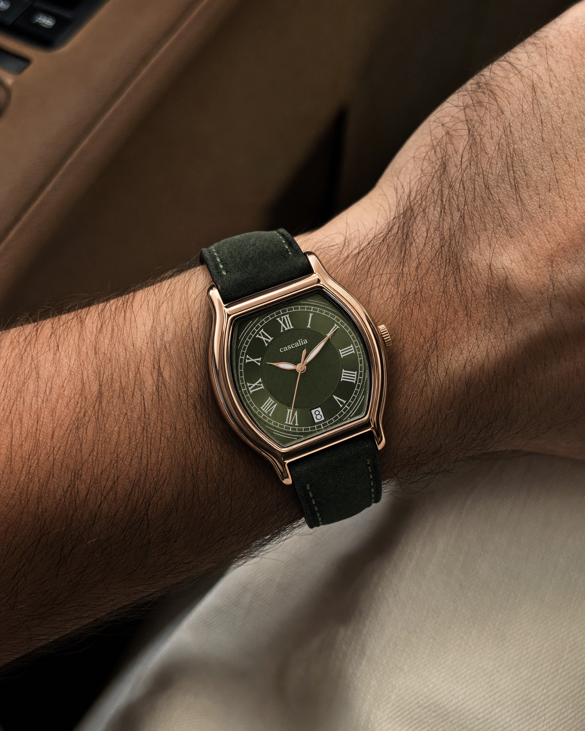 Caratello Rosegold Automatic Green