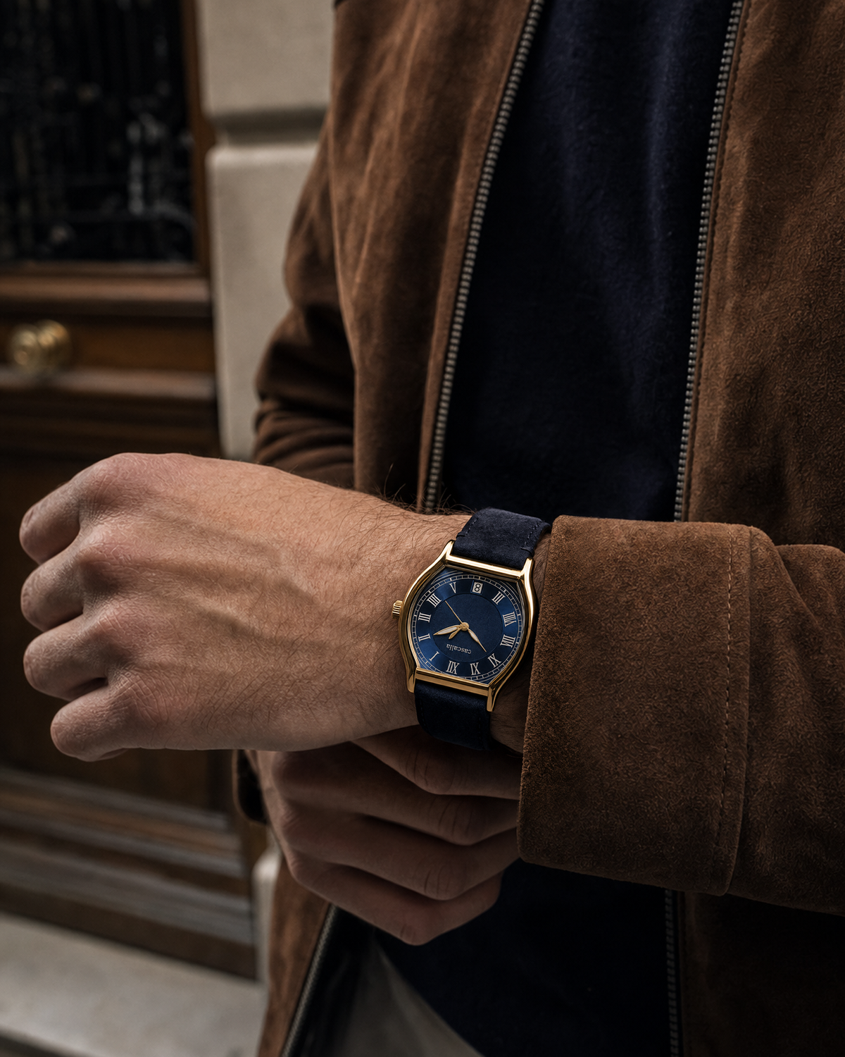 Caratello Gold Automatic Blue