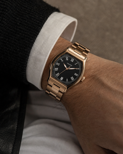 Caratello Rosegold Automatic Black