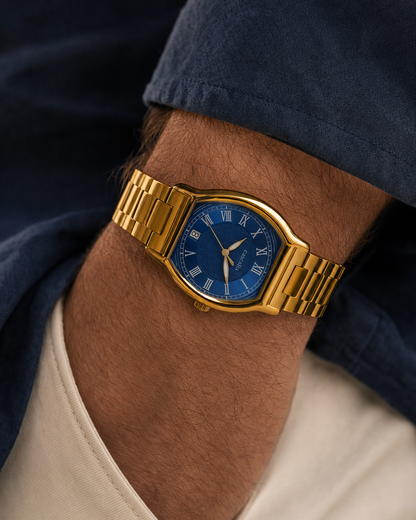 Caratello Gold Automatic Blue