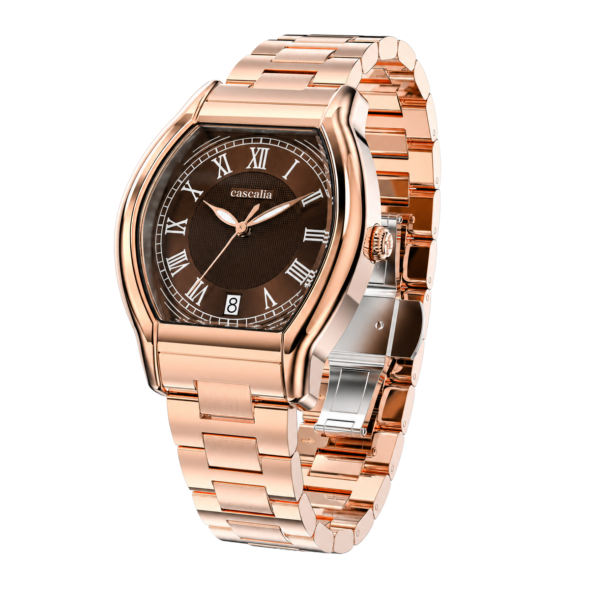 Caratello Rosegold Automatic Brown