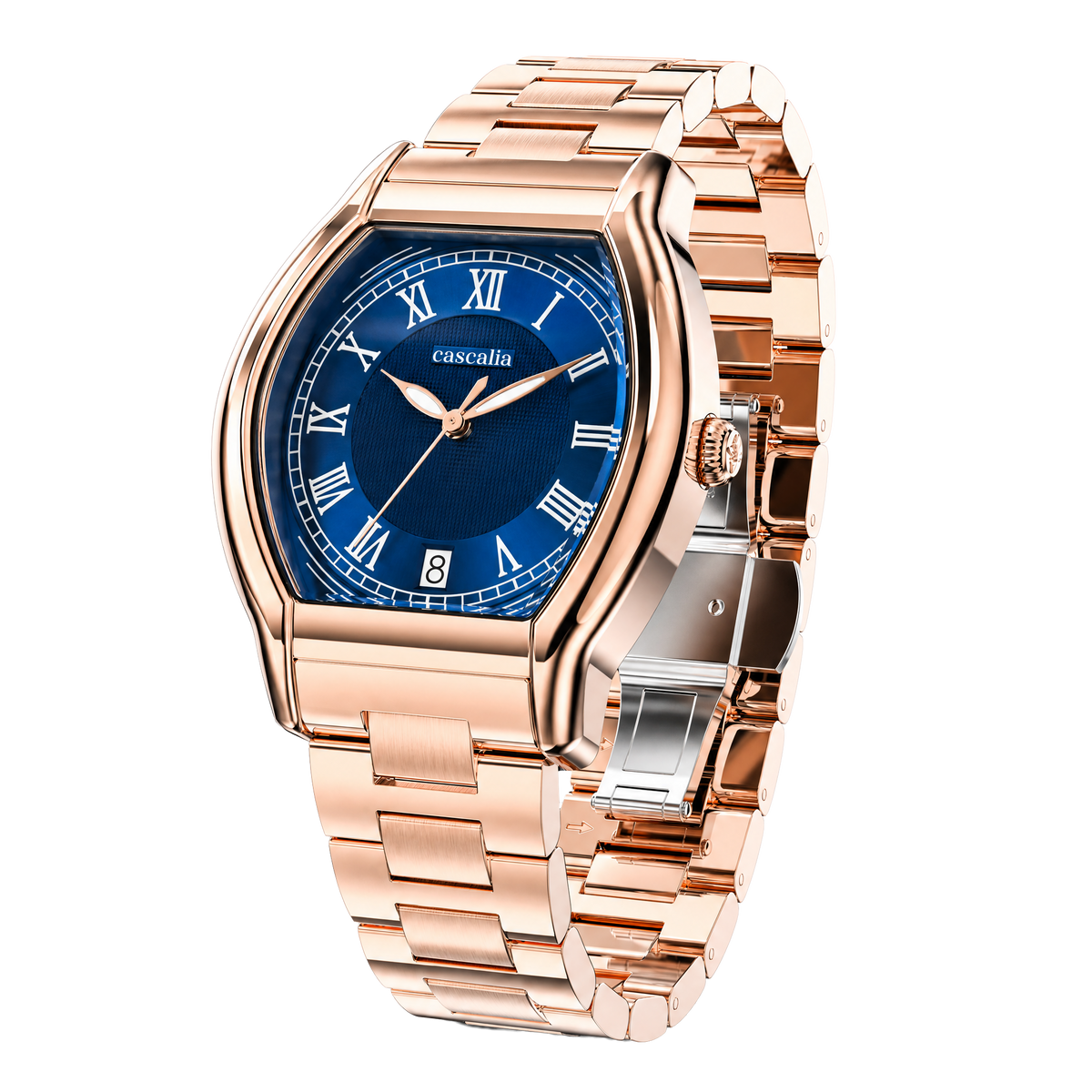 Caratello Rosegold Automatic Blue