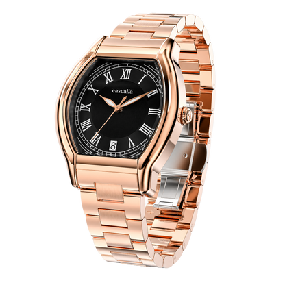 Caratello Rosegold Automatic Black