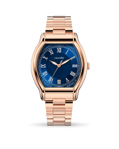 Caratello Rosegold Automatic Blue