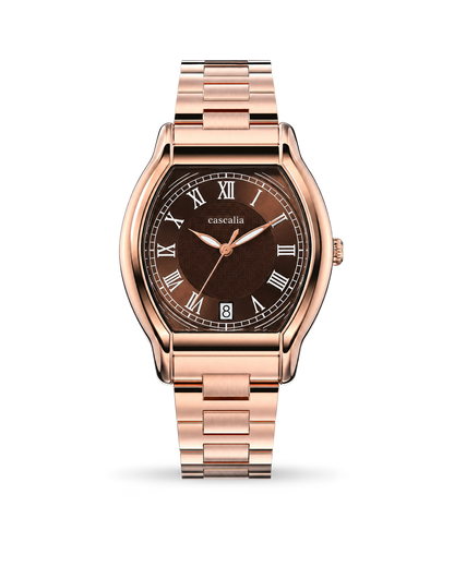 Caratello Rosegold Automatic Brown
