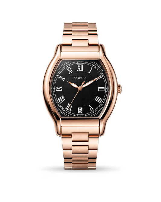 Caratello Rosegold Automatic Black