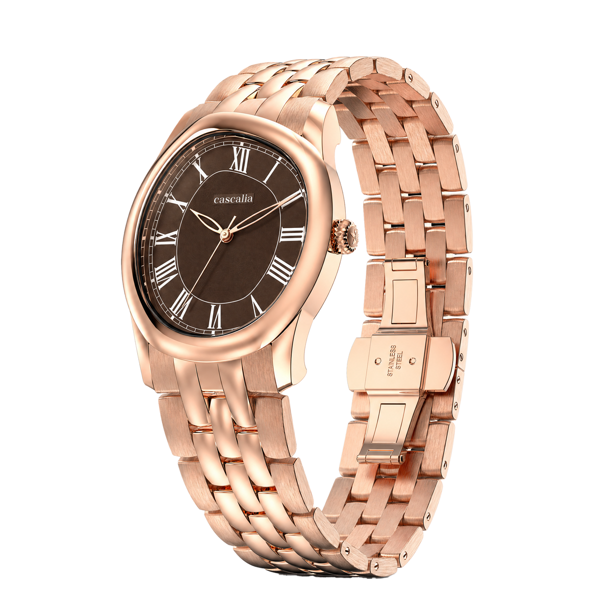 Tero Rosegold Brown