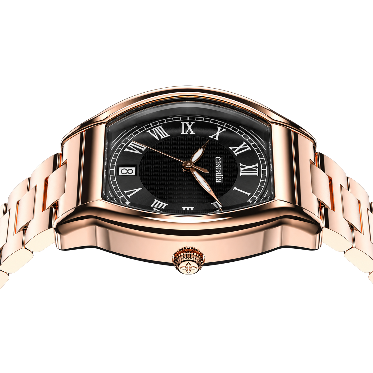 Caratello Rosegold Automatic Black