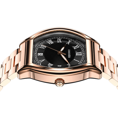 Caratello Rosegold Automatic Black