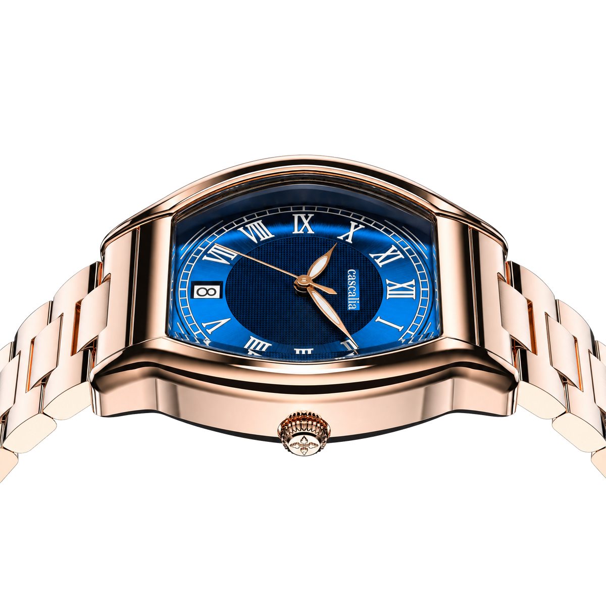 Caratello Rosegold Automatic Blue