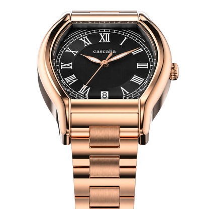 Caratello Rosegold Automatic Black