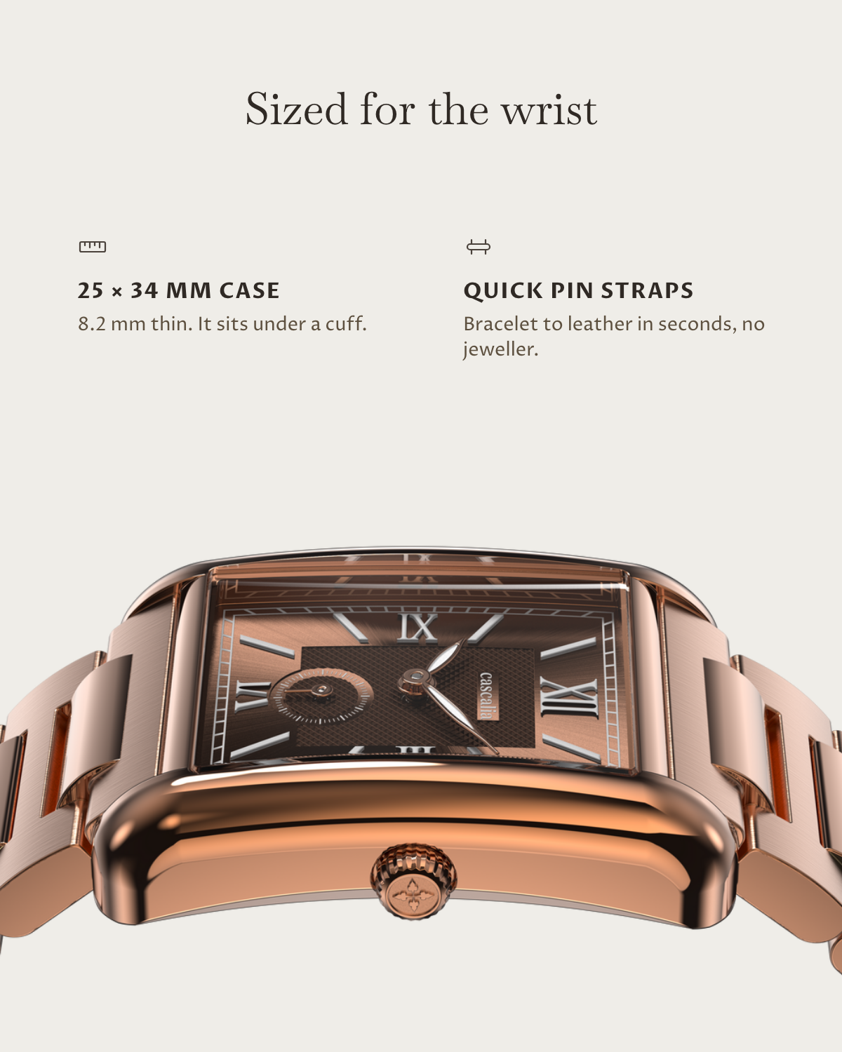 Arco Rosegold Brown