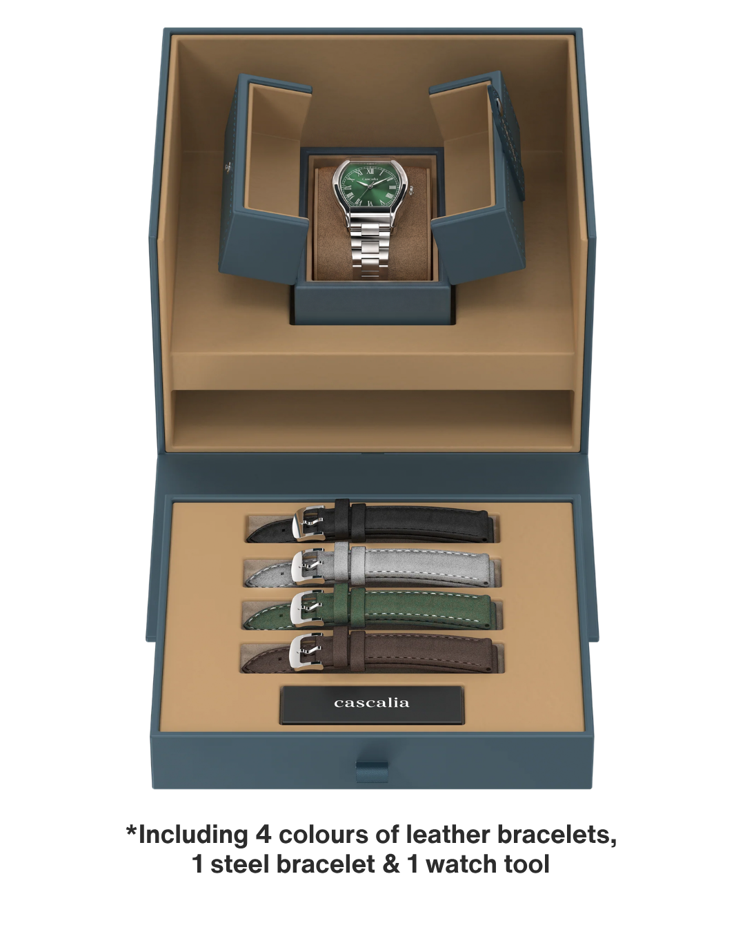 Caratello Steel Automatic Green