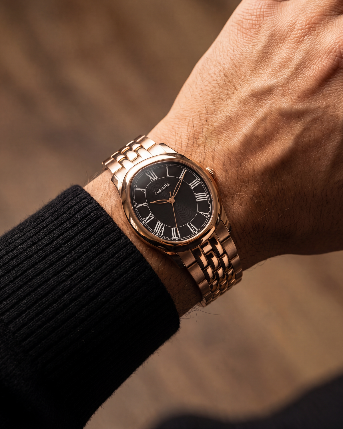 Tero Rosegold Brown