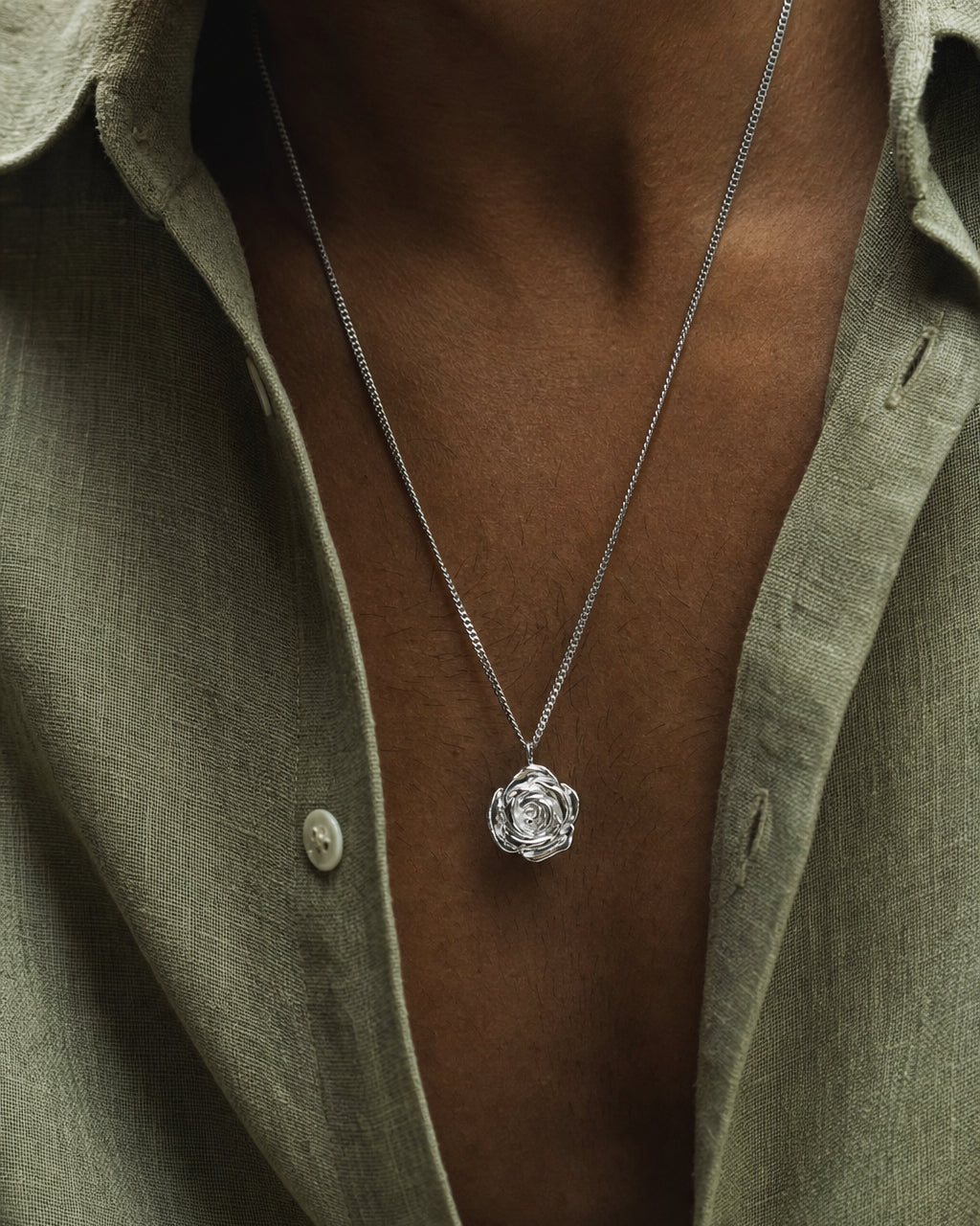 Rose necklace